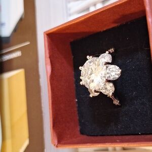 5ct.Moissanite diamond 💎 ring 925 marked!!!!NWOT